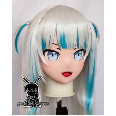 (RB321)Customize Full Head Quality Handmade Female/Girl Resin Japanese Anime Cartoon Character Kig Cosplay Kigurumi Mask